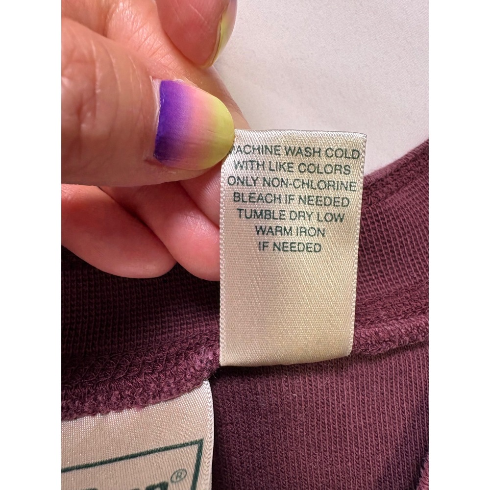 LL Bean Henley Shirt Mens L Waffle Knit Long Sleeve Tee Outdoor Grunge Cabin - Picture 5 of 6
